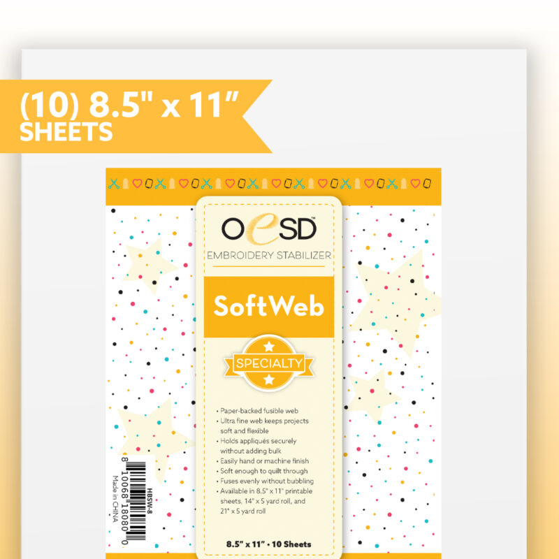 OESD SoftWeb 8" x 10" Sheets