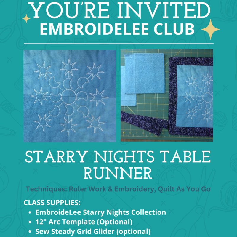 June Embroidelee Instructions