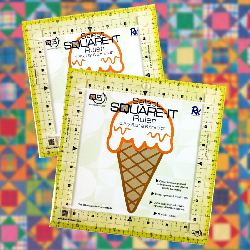 Quilters Select Square-It Ruler 7.5x7.5 & 5.5x5.5