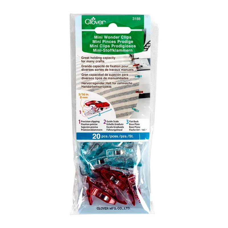 Clover 20 pc Mini Wonder Clips - Image 2