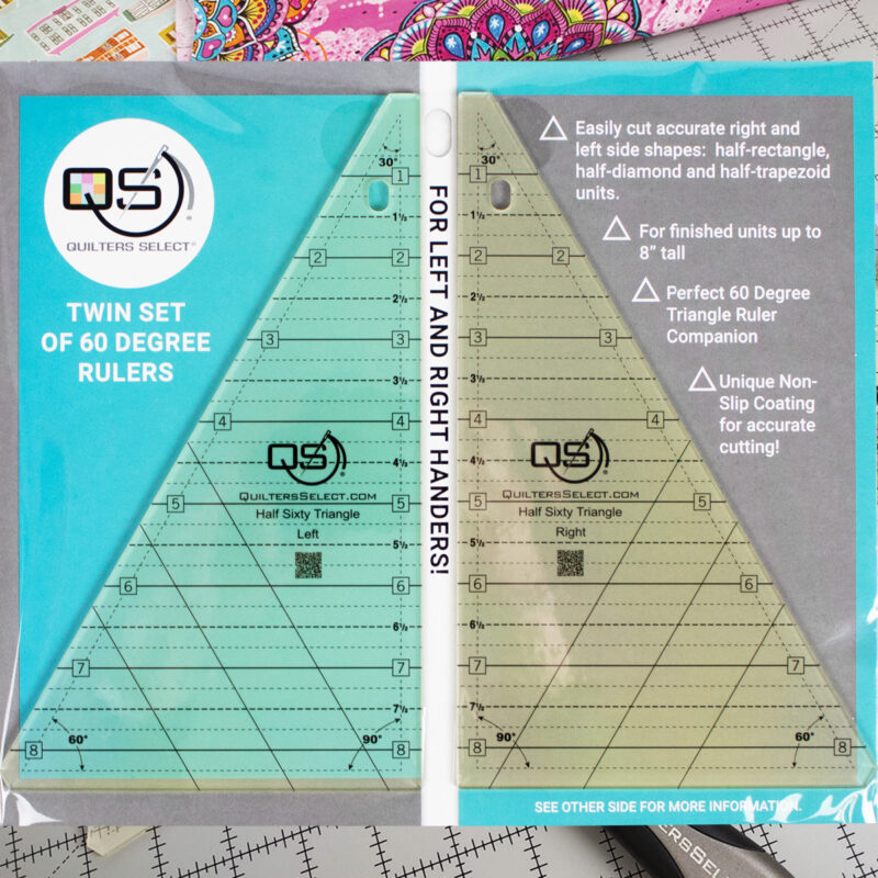 QS Twin Set 60° Rulers