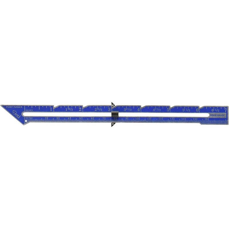 Dritz 7" Seam Gauge with Point Turner
