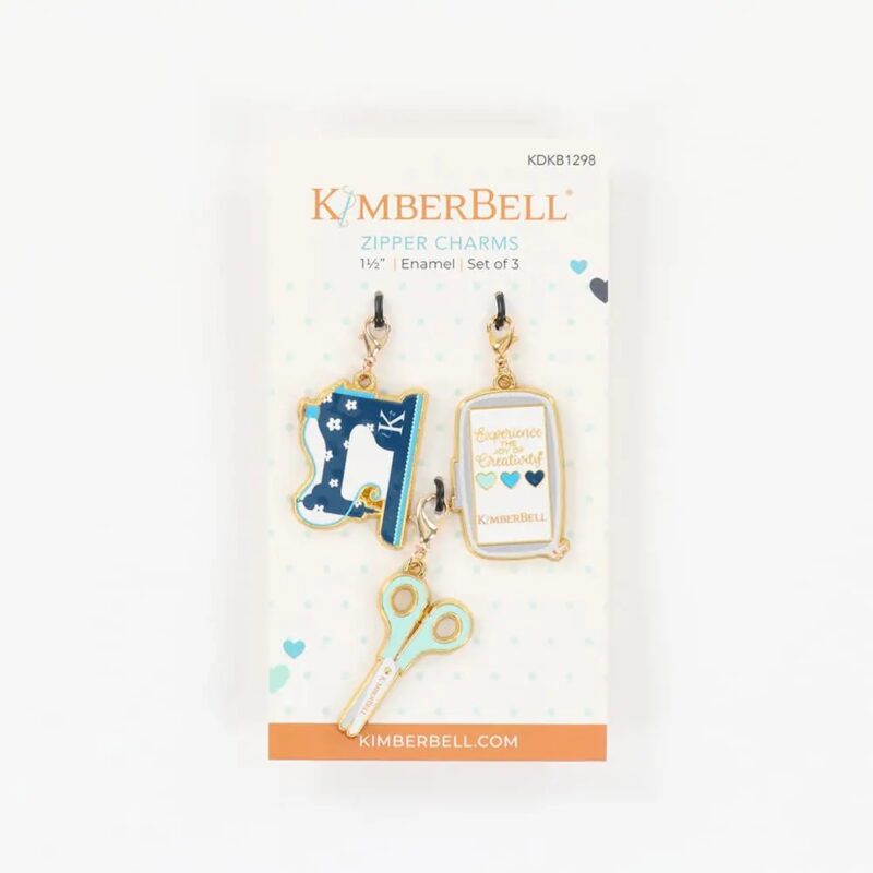 Kimberbell Zipper Charms - 1.5" - set of 3