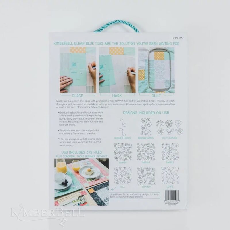 Kimberbell Clear Blue Tiles Essentials Set - Image 2