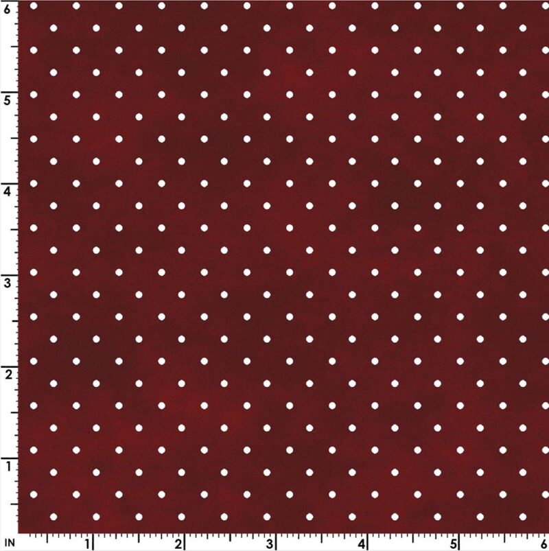 Kimberbell Beautiful Basics Classic Dot - Deep Red MAS609-R2 - Image 2