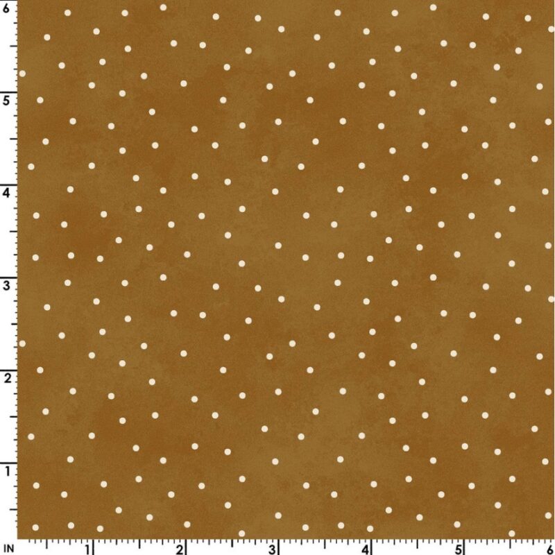 Maywood Studios Beautiful Basics Scattered Dot - Gingerbread