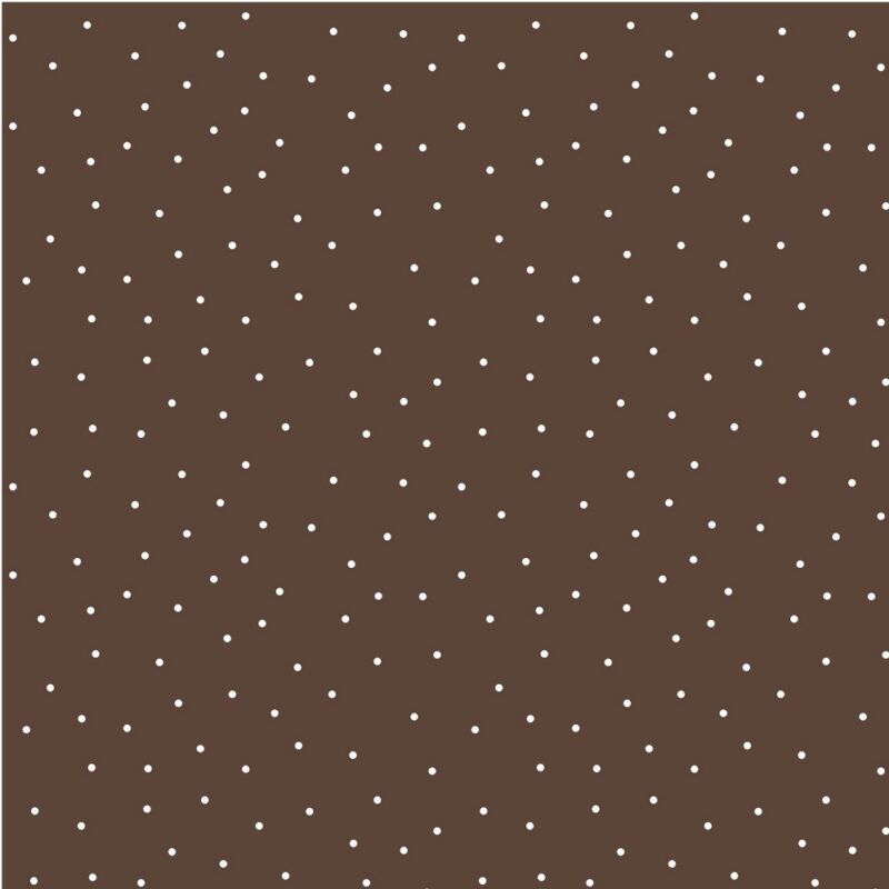 Kimberbell Basics Tiny Dots - Brown/White MAS8210-A