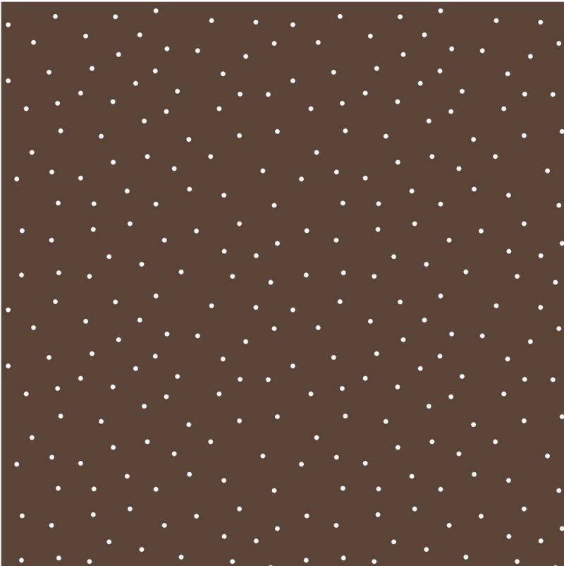 Kimberbell Basics Tiny Dots - Brown/White MAS8210-A
