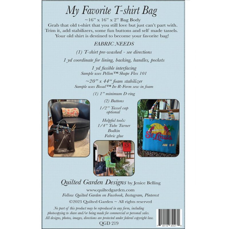 My Favorite T-Shirt Bag Pattern - Image 2