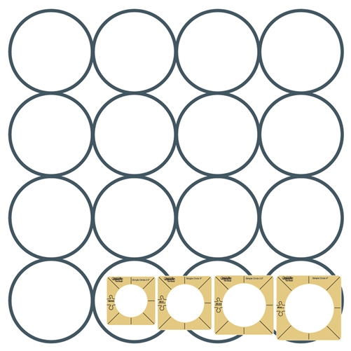 Westalee Simple Circles Set 2 for longarm