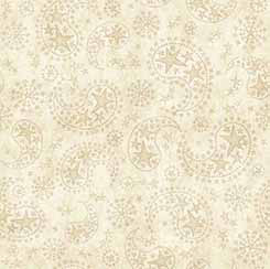 QT American Spirit Liberty Stars Paisley Tossed Tan