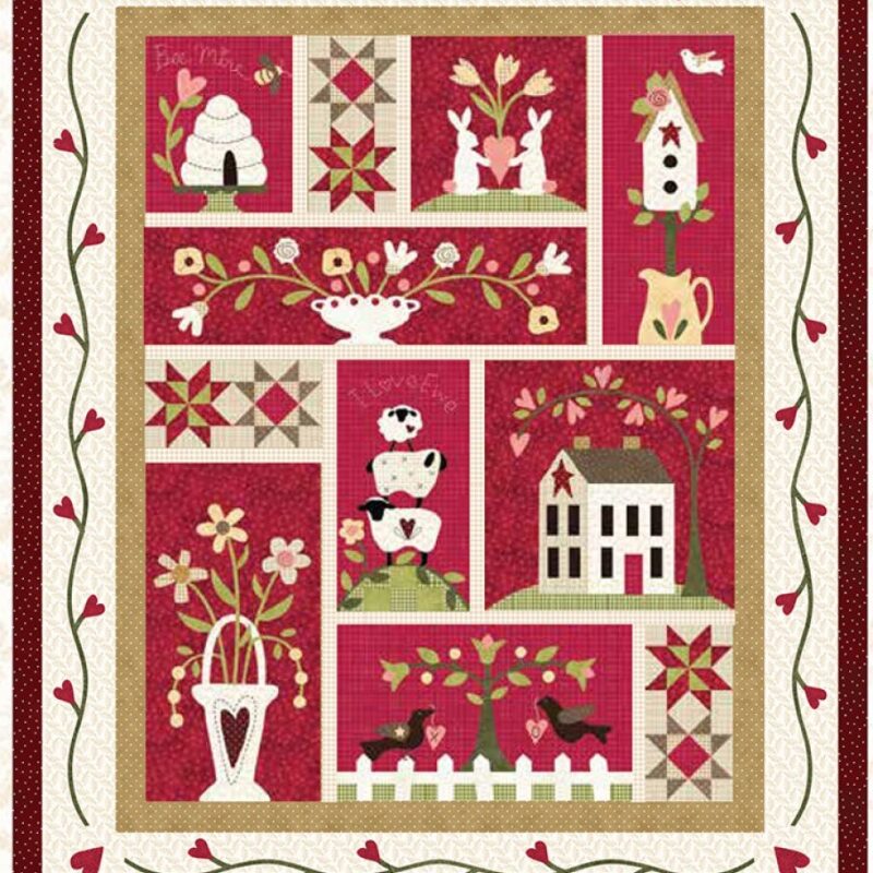 From the Heart Block of the Month Quilt