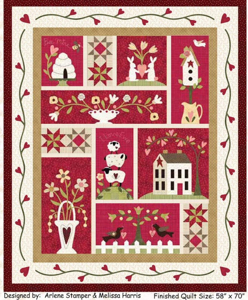 From the Heart Block of the Month Quilt