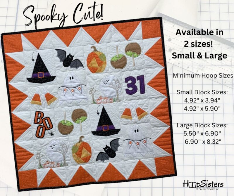 Fabric Kit for Hoopsisters Spooky Cute - Image 2