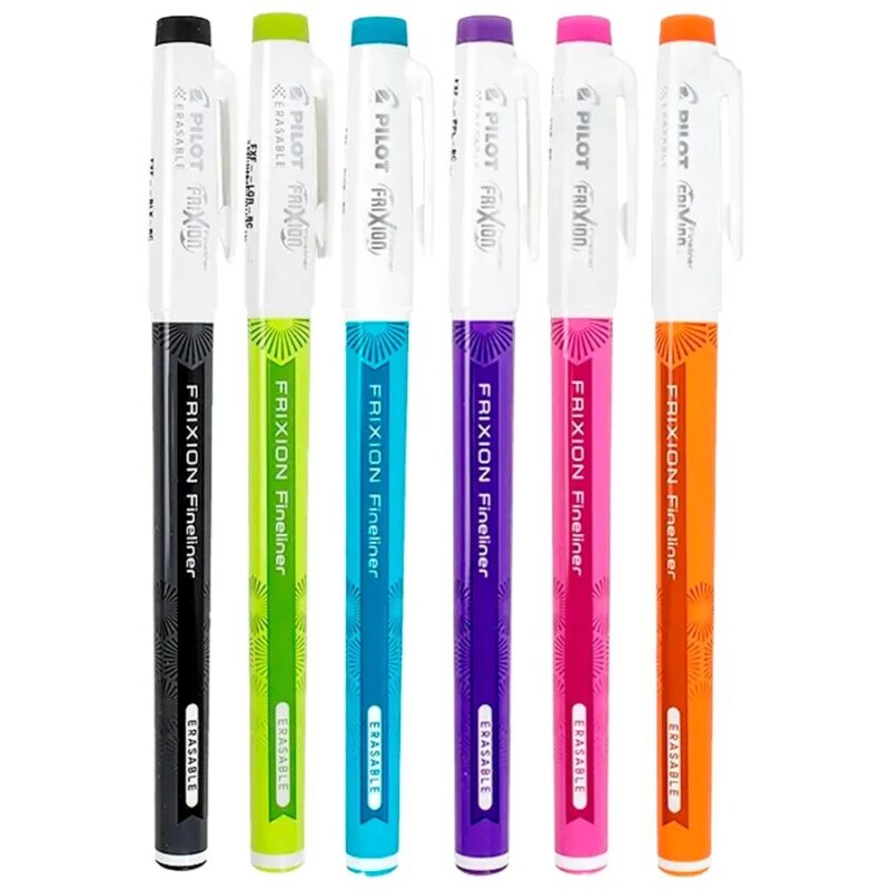 Frixion Fineliner Erasable Marker Pen - Asst Colors