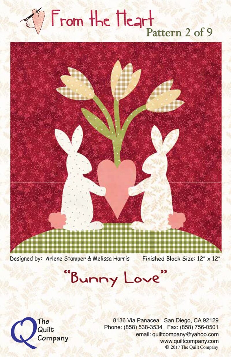 From the Heart Block of the Month Quilt - Image 3