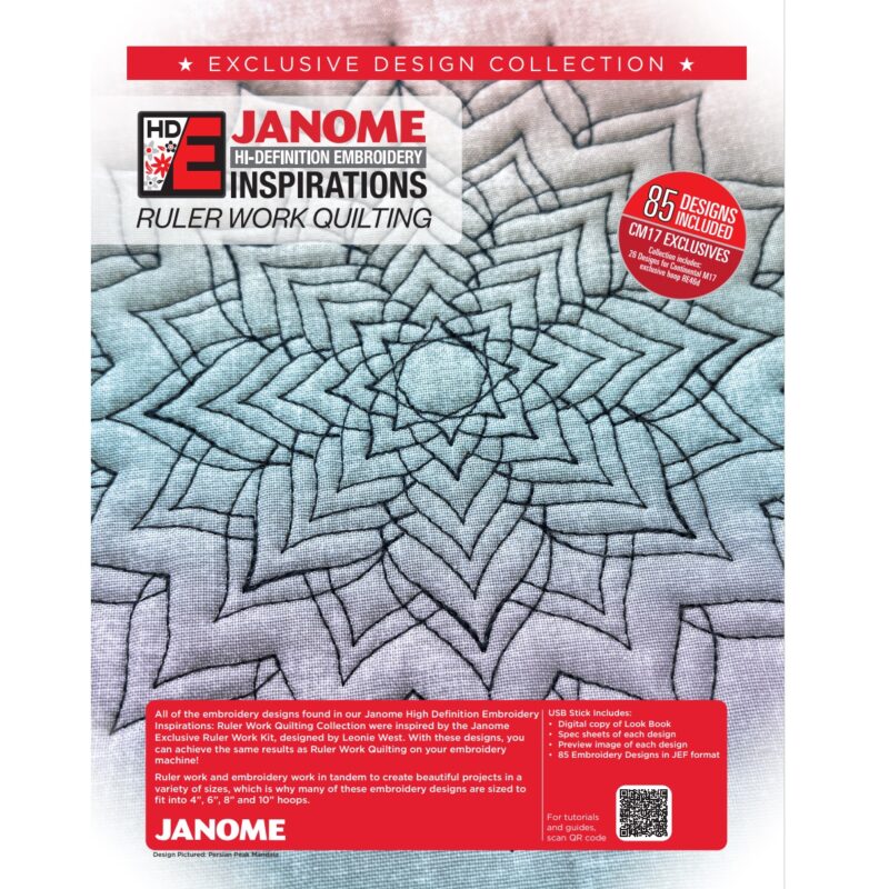 Janome ruler work quilting designs