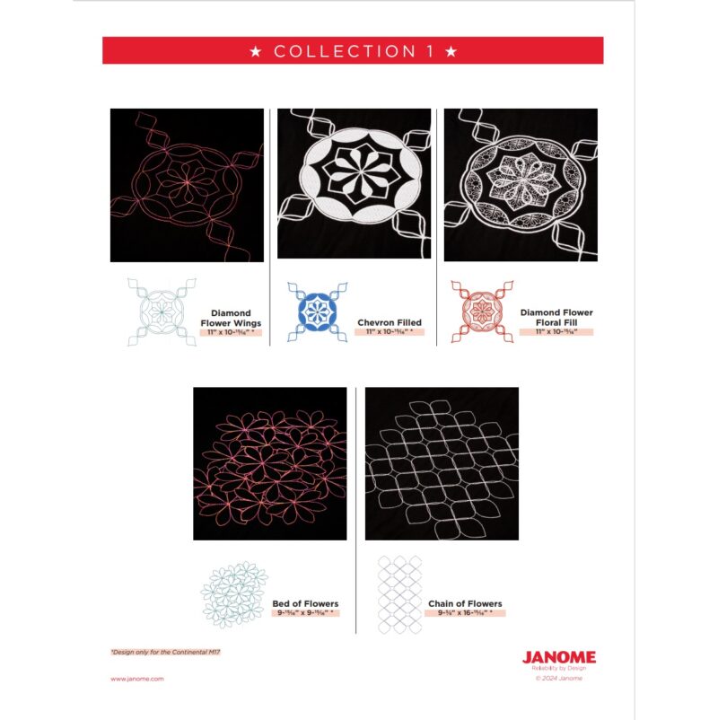 Janome ruler work quilting designs - Image 2