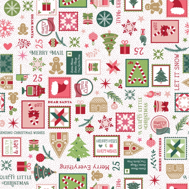 Quilty Little Christmas - White