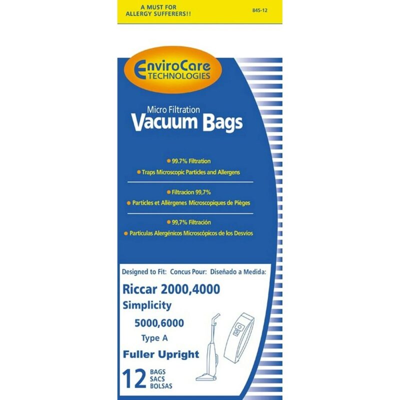 Riccar Type A Bags 12pk