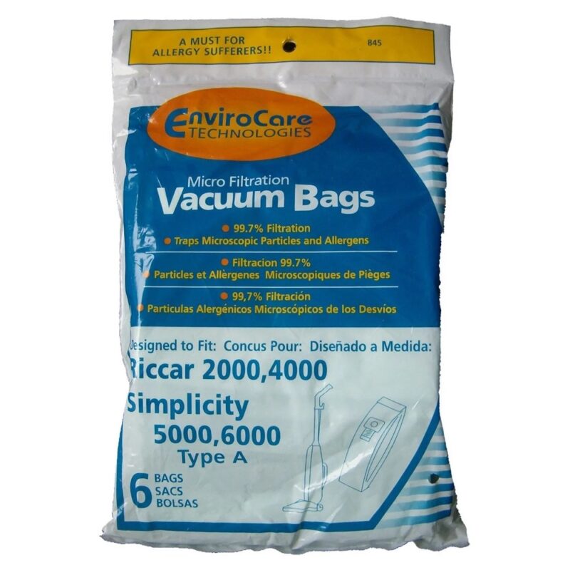 Riccar Type A Bags 6pk
