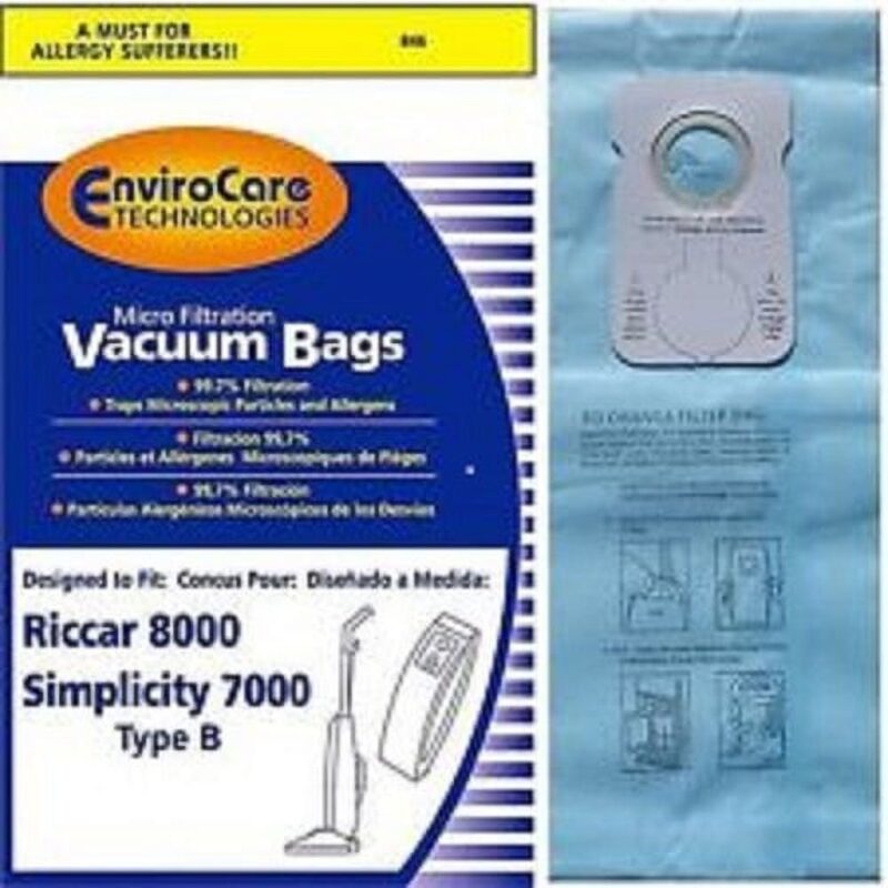 Riccar Type B Bags 6pk