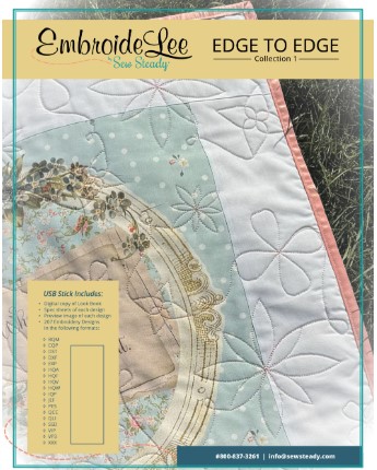 Sew Steady Embroidelee Edge to Edge Col 1