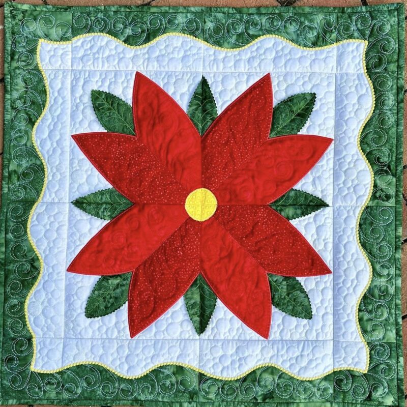 Hoopsisters Poinsettia Digital Download