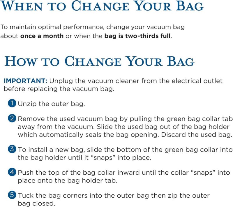 Riccar Ultra Lite Hepa Bags 6pk - Image 6