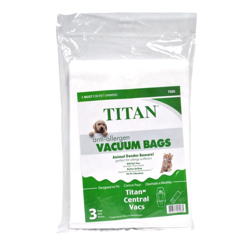 Titon Central Vac Bags 3pk