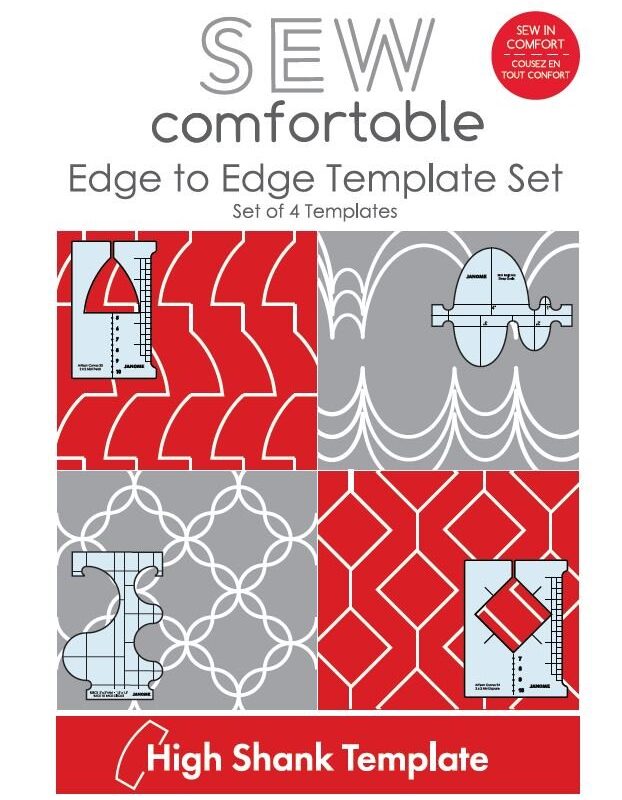 Janome Edge to Edge HS Template Set