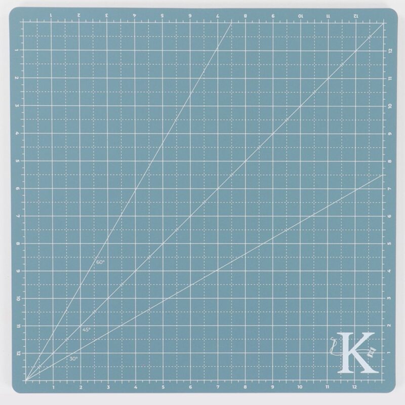 Kimberbell Rotating Cutting Mat - 14" x 14" Dusty Blue