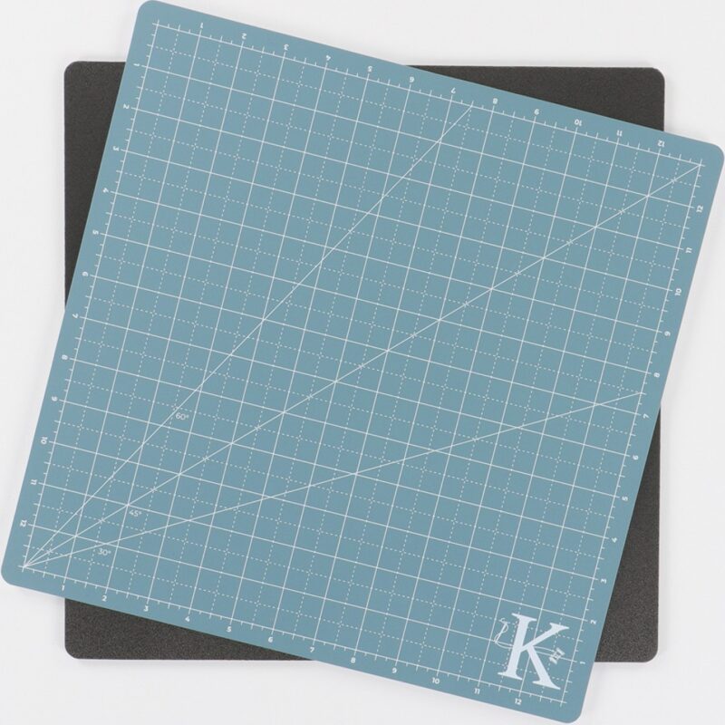 Kimberbell Rotating Cutting Mat - 14" x 14" Dusty Blue - Image 2