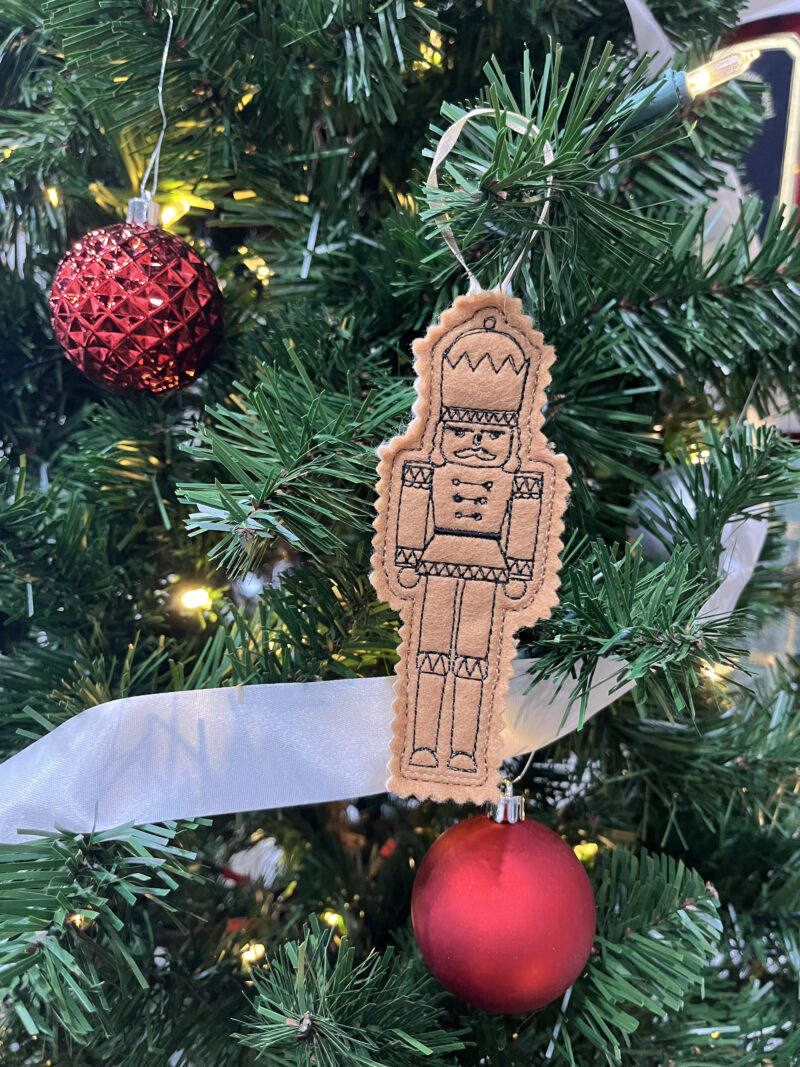 Hoopsisters Nutcracker Ornament Bonus design