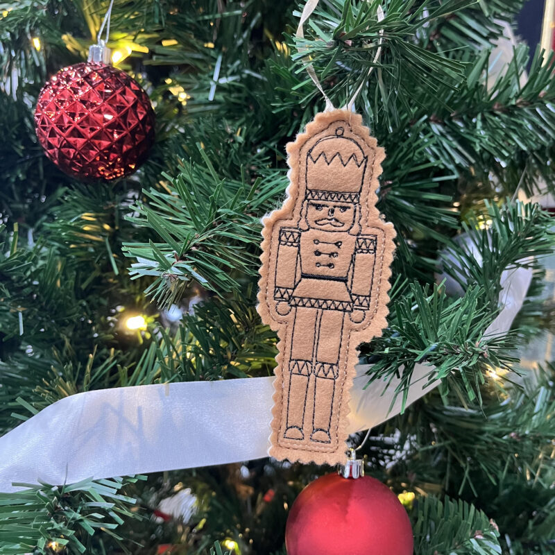 Hoopsisters Nutcracker Ornament Bonus design