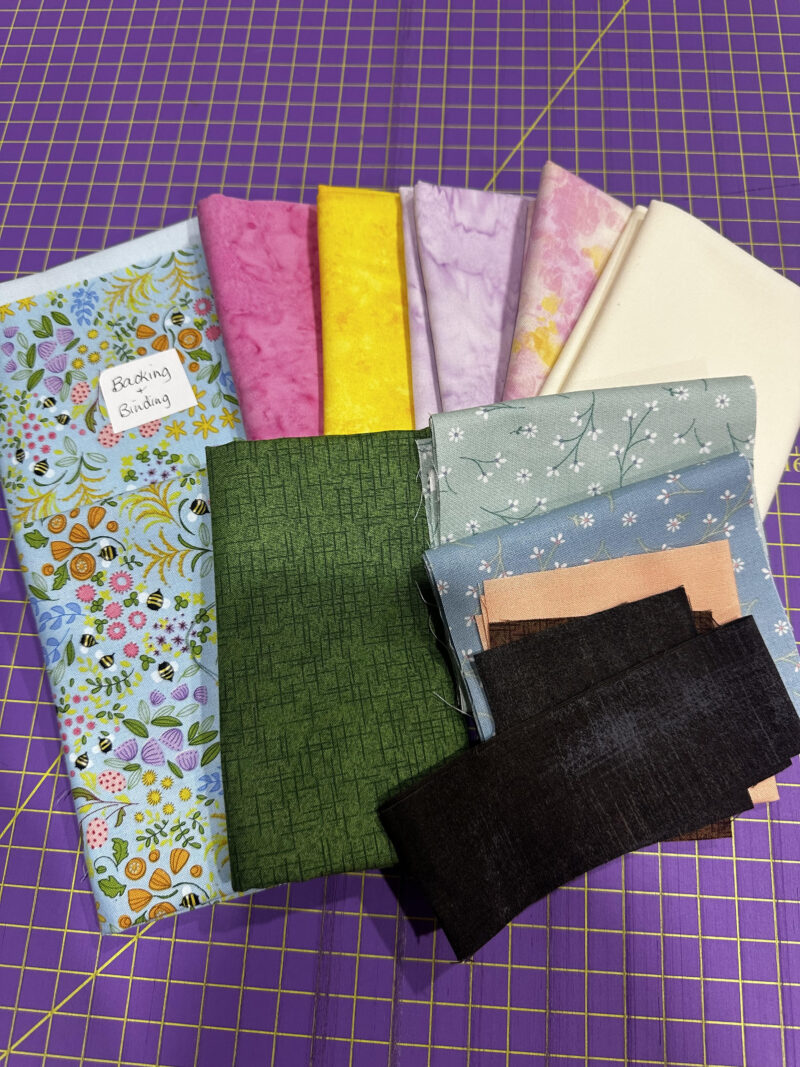 Fabric Kit for HoopSisters Birds in Bloom (Includes Binding and Backing)