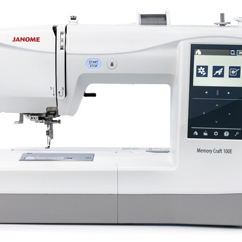 Janome Memory Craft 100E - Dedicated Embroidery Machine